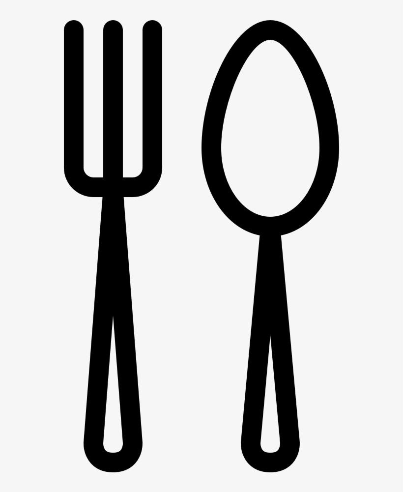 Food Utensils Fork Spoon - Spoon And Fork Icon, transparent png download