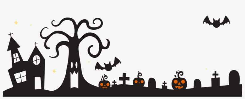 Halloween Silhouettes Free - Halloween, transparent png download