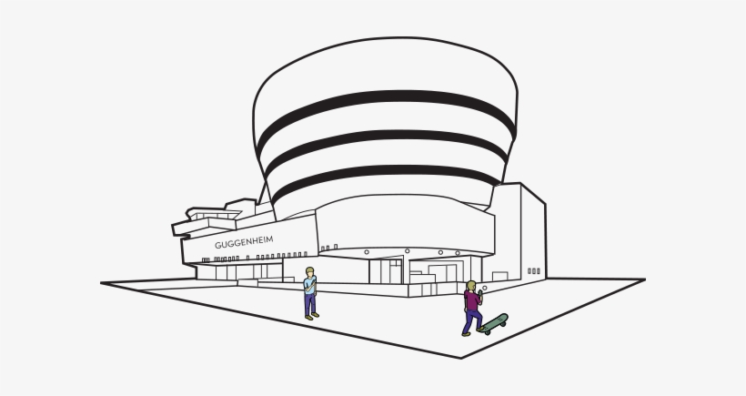 The Icon Of Modern Art Puts Estimote Beacons On Display - Guggenheim Museum Icon, transparent png download