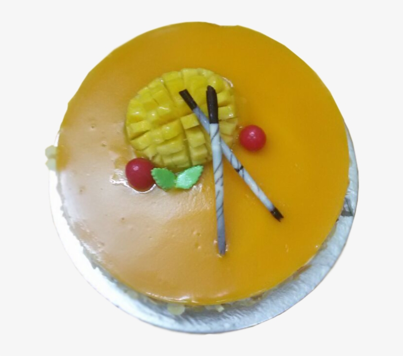 Online Mango Cake - Monginis Mango Cake, transparent png download