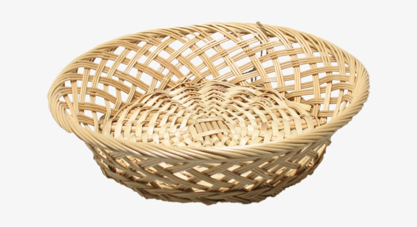 Basket, Wicker, Ø33cm, 8cm, Round, Natural - Mand, Riet, Ø33cm, 8cm, Rond, Naturel, transparent png download