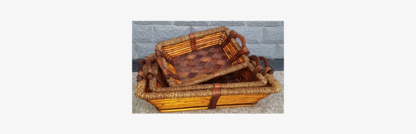 Cbf701ts Smallest In Set Of 3 Rectangular Willow, Wood - Basket, transparent png download
