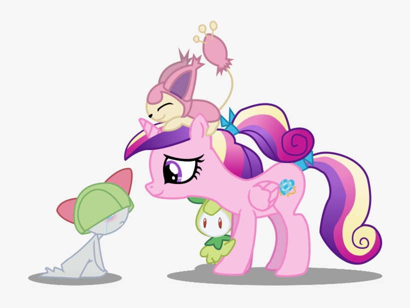 Seaandsunshine, Bow, Crossover, Crying, Cute, Female, - Ralts Cute, transparent png download