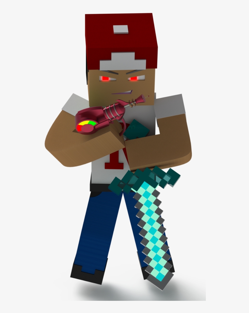 Minecraft In Real Life - Fictional Character, transparent png download