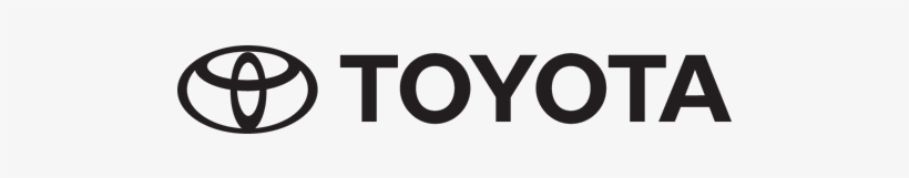 Toyota Logo Decal Sticker Toyota Logo - Toyota Logo Black And White, transparent png download