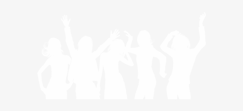 Chicas Bailando - Silhouette, transparent png download
