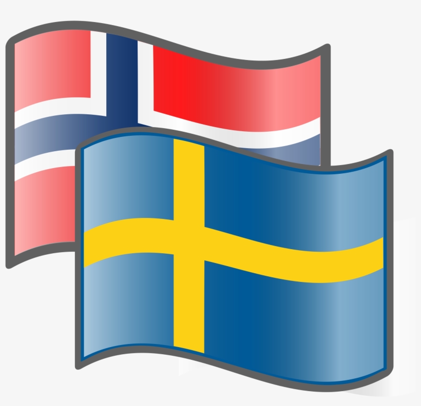 Open - Norway Sweden Flag Png, transparent png download