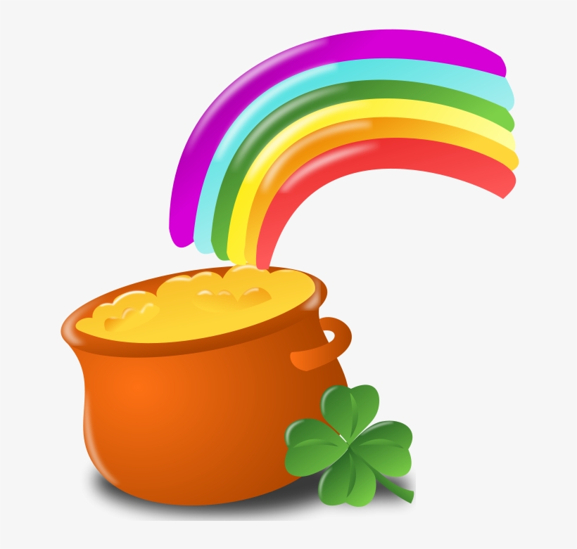 Free Saint Patrick Day Icon - Pot O Gold Transparent, transparent png download