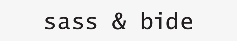 1407b545af10dc5c Sassbide Logo Page - Sass And Bide, transparent png download