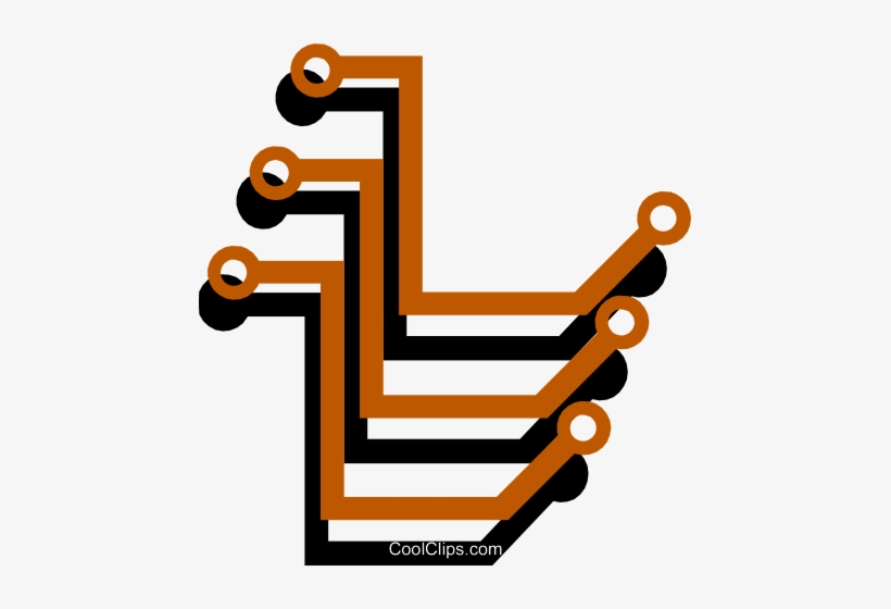 Circuit Boards Royalty Free Vector Clip Art Illustration, transparent png download