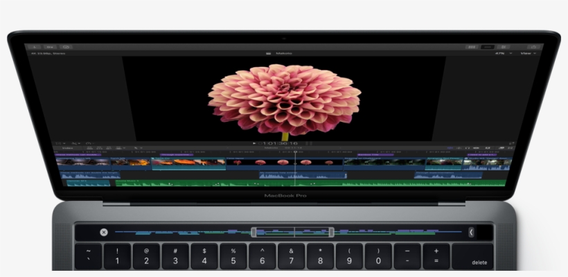 In This Article, We'll Survey Thunderbolt 3 And Usb-c - Final Cut Pro Touch Bar, transparent png download