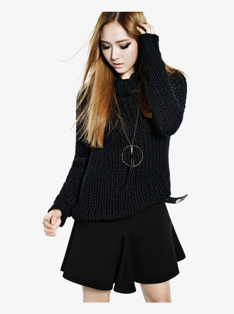 Jessica & Krystal, Krystal Jung, Jessica Jung, Girls - Jessica Jung Black And White, transparent png download