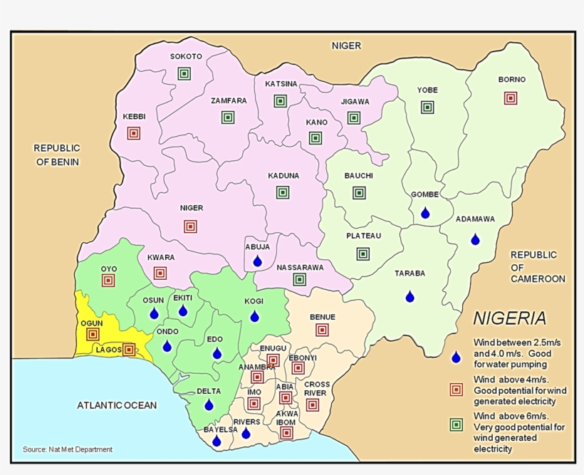 Wind Energy Location In Nigeria - Wind Load Nigeria, transparent png download