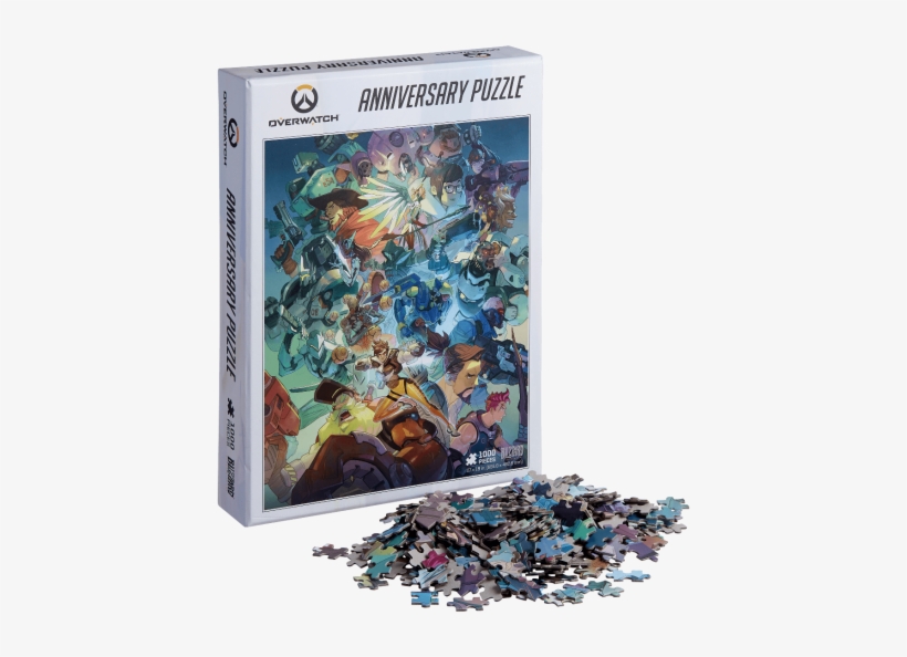 Overwatch Anniversary 1000-piece Puzzle - Overwatch Anniversary 1000 Piece Puzzle, transparent png download