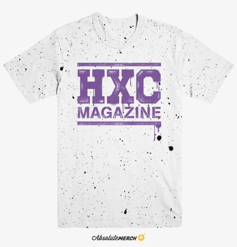 Image Of White Speckle Hxc Magazine - T-shirt, transparent png download