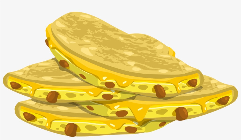 Free Download Quesadilla Vector Png Clipart Quesadilla - Clipart Quesadilla, transparent png download