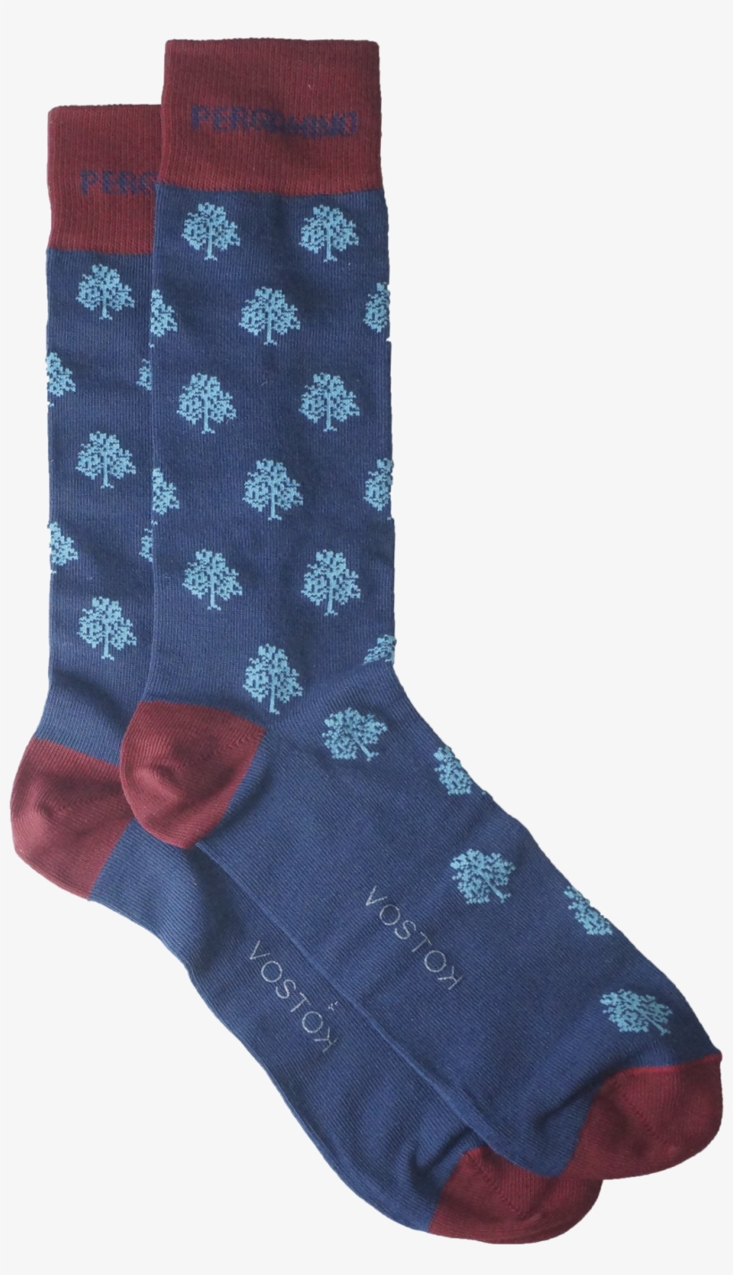 Pergamino Socks, Trees Design - Parchment, transparent png download