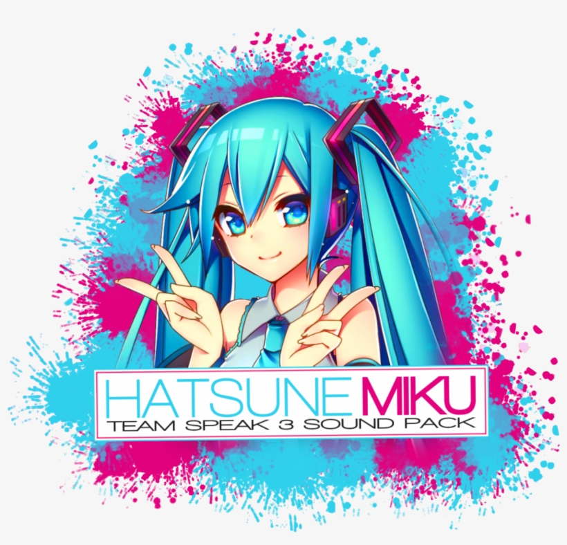 Hatsune Miku Ts3 Teamspeak 3 Soundpack - Hatsune Miku, transparent png download