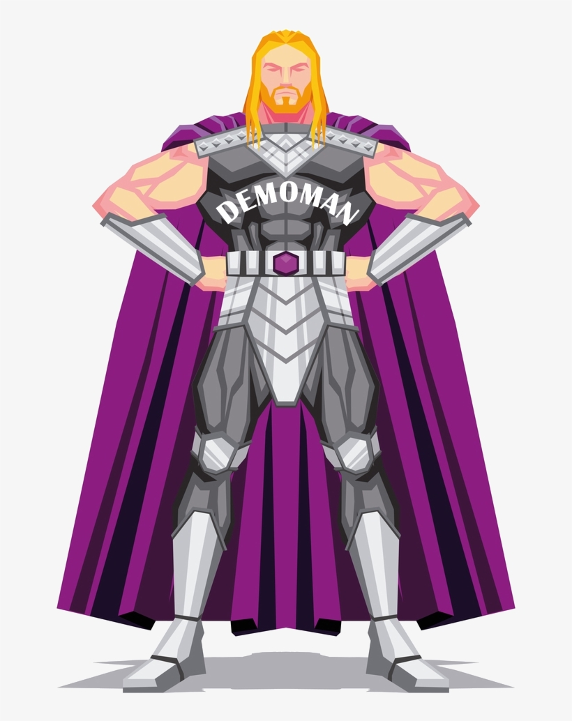 The Demoman Specialize In Residential And Commercial - Liga Da Justiça Vetor, transparent png download