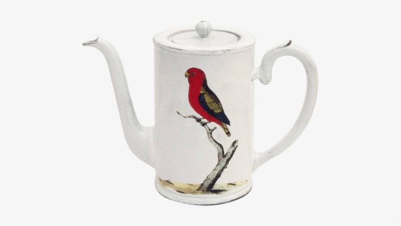 Red Parrot Coffee Pot - John Derian Vide Poche Astier De Villatte, transparent png download