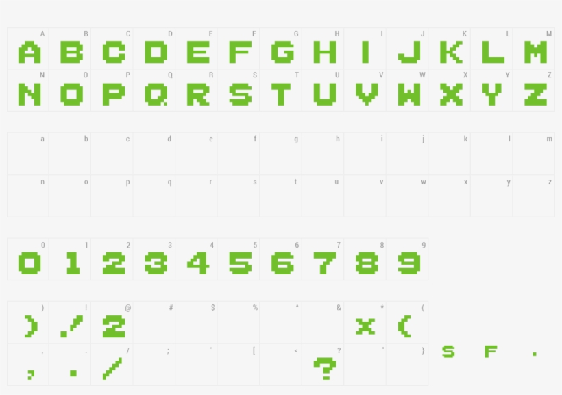 Font G7 Taito Elevator Action Etc - Free Font Palm, transparent png download