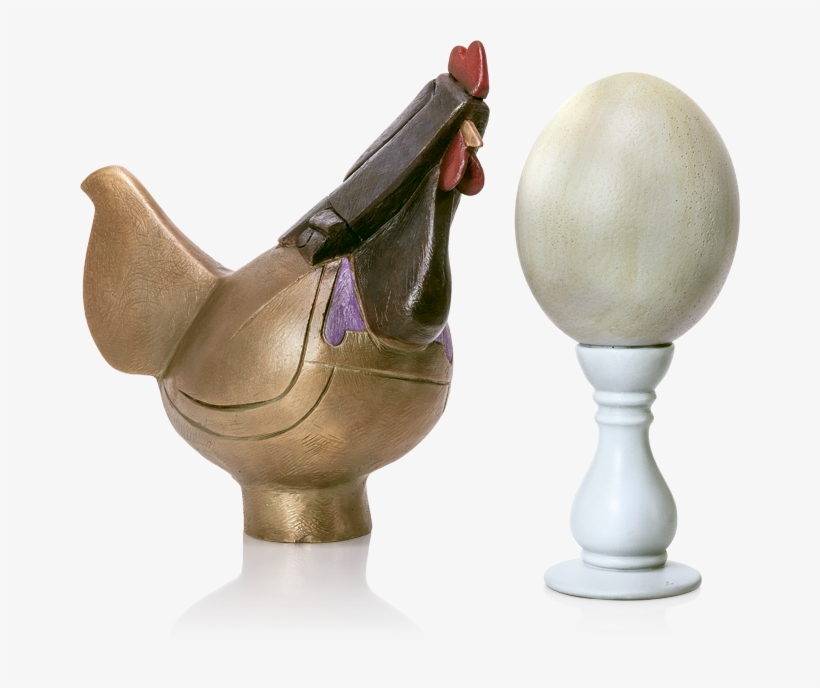 Bronzefigur I Dubbi Di Una Cara Gallina Von Rinaldo - Doubt, transparent png download