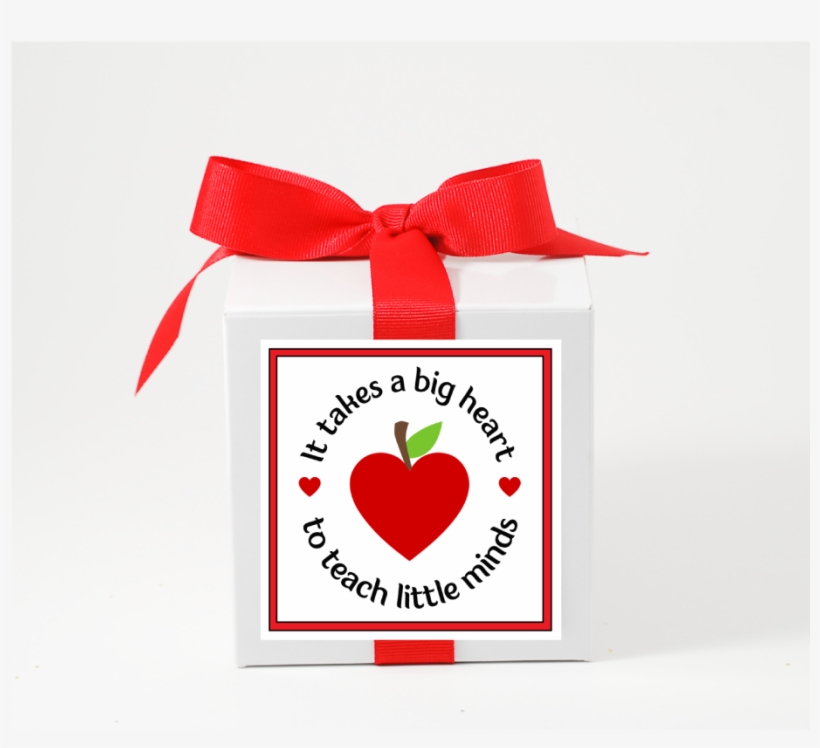 Big Heart Teacher Personalized Candle - Candle, transparent png download