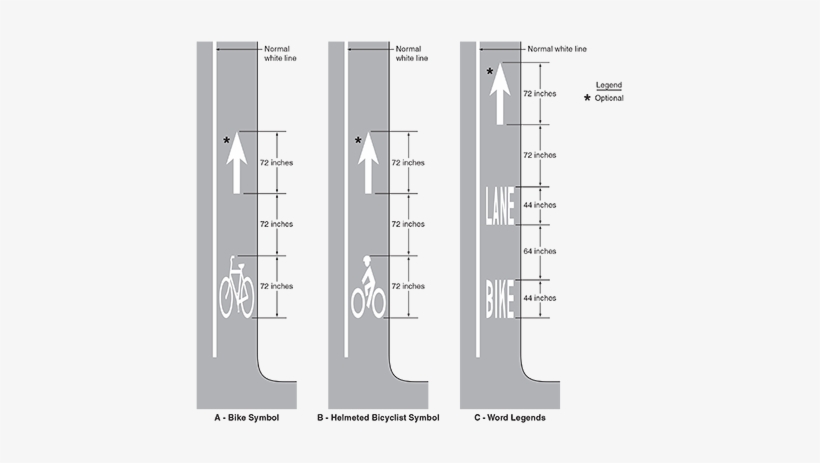Bike Lane Symbol, transparent png download