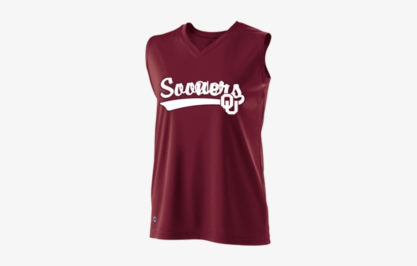 Oklahoma Sooners Girls Sleeveless Softball Jersey - Sports Jersey, transparent png download
