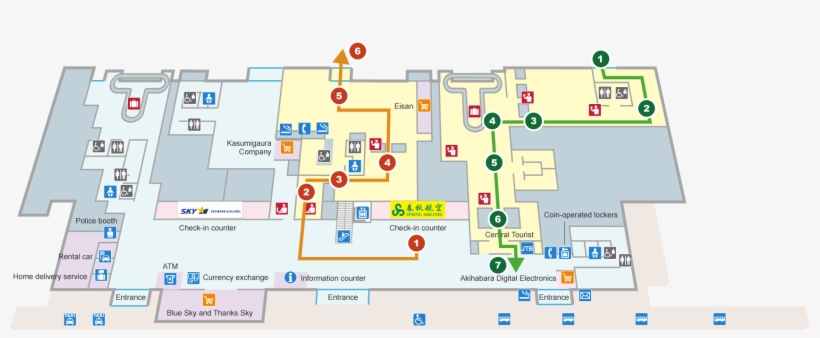 Boarding Procedures - Ibaraki Airport, transparent png download