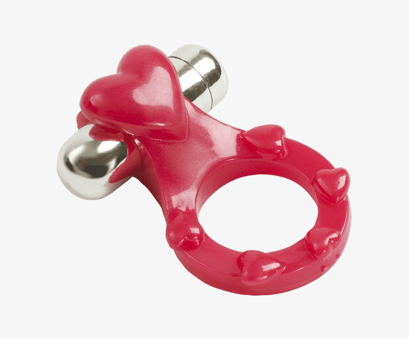 Love Ring Heart Shaped Ruby Red - Heart, transparent png download