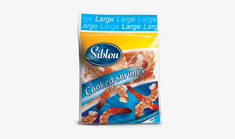 Fish Type - Shrimps - Category - Cooked - Siblou Cooked Shrimps Large, transparent png download