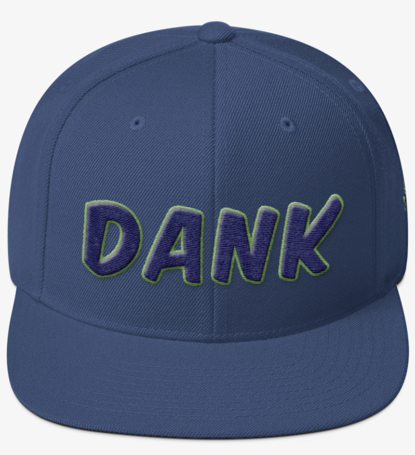 Navy Blue Dank Snapback, Hat - Hat, transparent png download