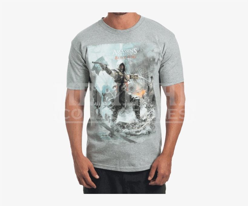 Assassins Creed Iv Black Flag Game T-shirt - Assassin's Creed Iv Black Flag Video Game Poster, transparent png download