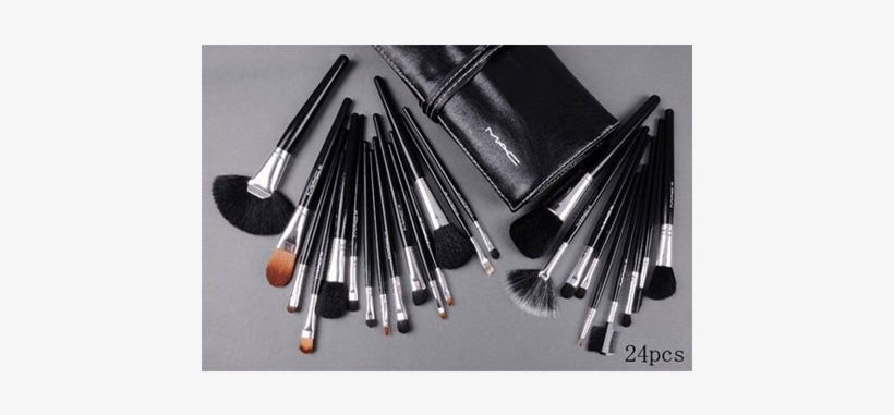 Mac Makeup Brush Set 24 Piece, transparent png download