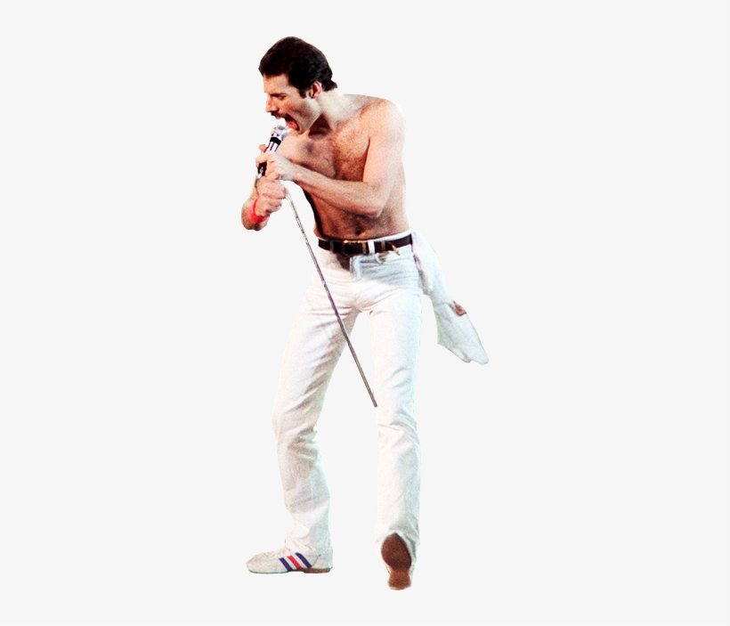 Freddie Mercury Rock Star Transparent Background - Freddie Mercury No Background, transparent png download