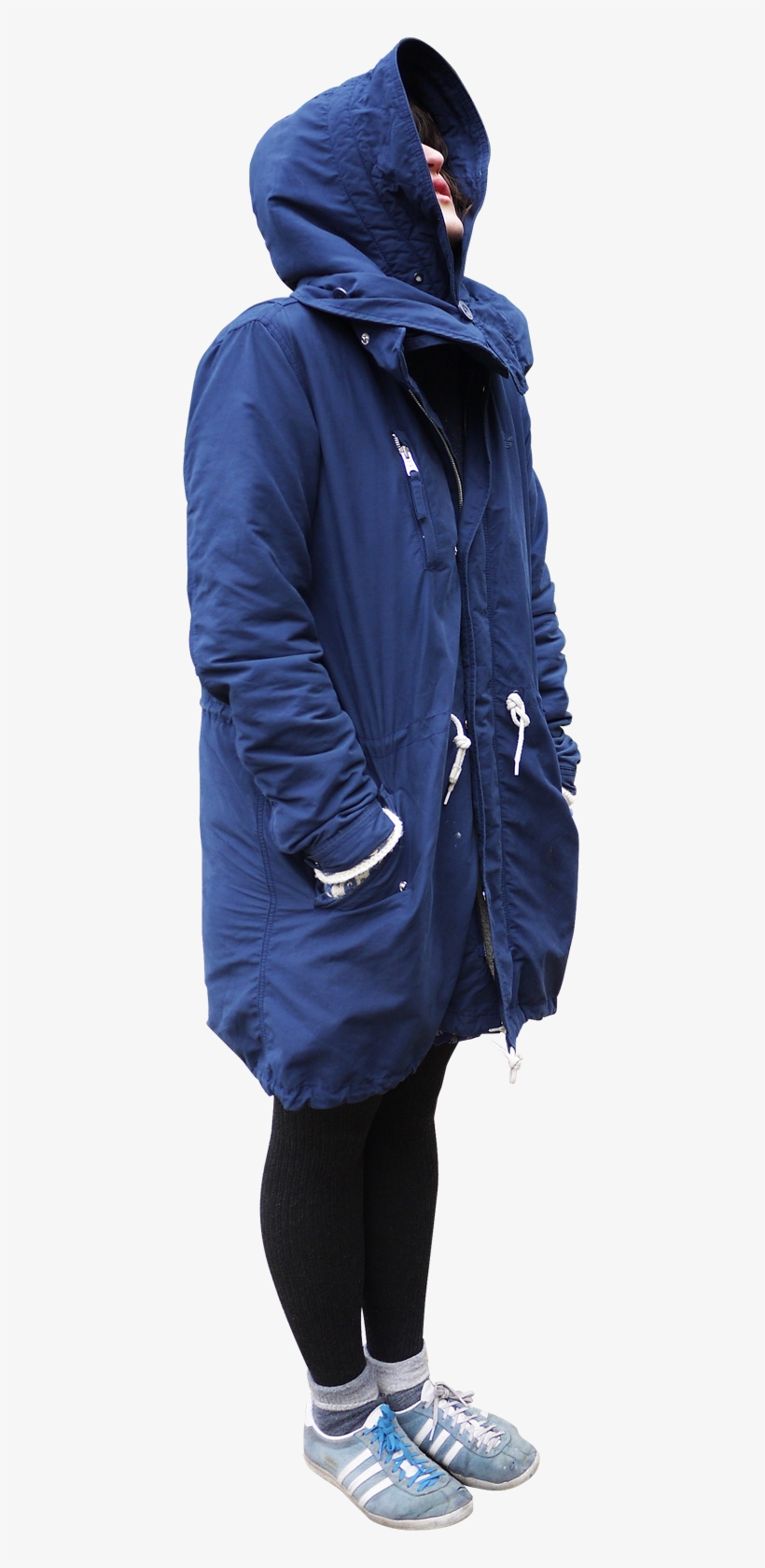 People Standing Winter Png, transparent png download