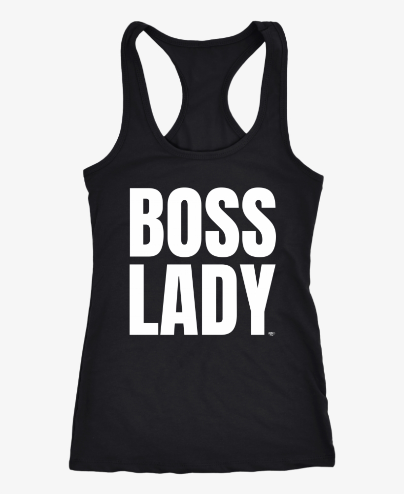 Boss Lady Ladies Racerback Tank Top - Lesbian Shirt Racerback Tank Top T-shirt. Funny Lesbian, transparent png download