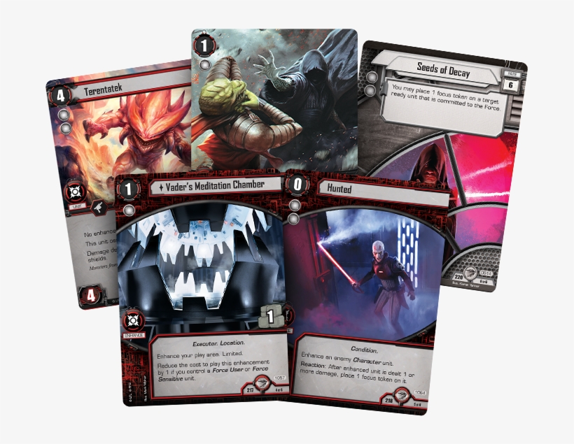 Swc30 Darksidecardfan Swc30 Kanans-concentration Swc31 - Star Wars The Card Game Galactic Ambitions, transparent png download