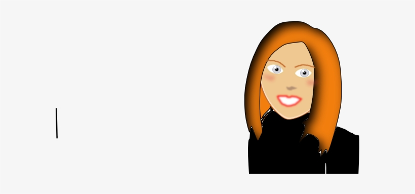 Red Head Girl Png - Comics, transparent png download