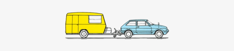 Car And Caravan - Car With Caravan Png, transparent png download