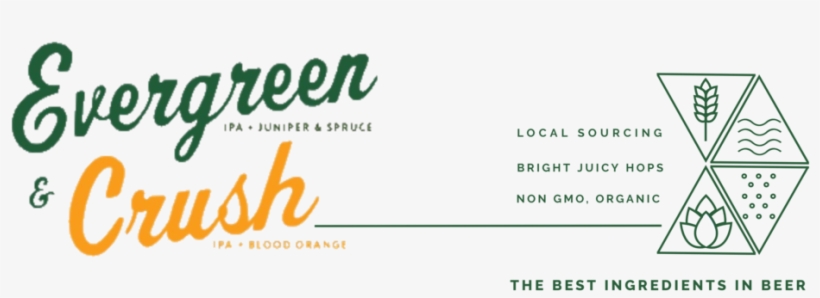 Evergreen Crush Logo With Triangles - Portable Network Graphics, transparent png download