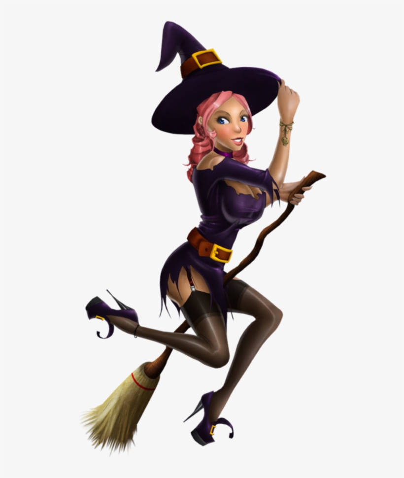 Halloween Sexy Witch - Ведьма На Хелоуин Фото, transparent png download