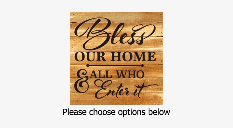 Fridge Magnet - Winston Porter 'bless Our Home' Textual Art Plaque, transparent png download