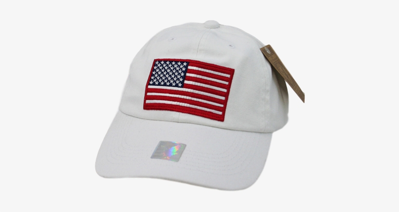 Cotton Usa Flag Cap- White - Dominican Republic–central America Free Trade Agreement, transparent png download