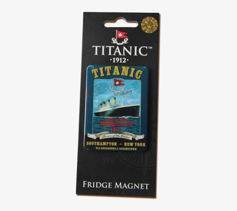 Titanic Fridge Magnet - Titanic Metal Magnet Belfast 1912, transparent png download