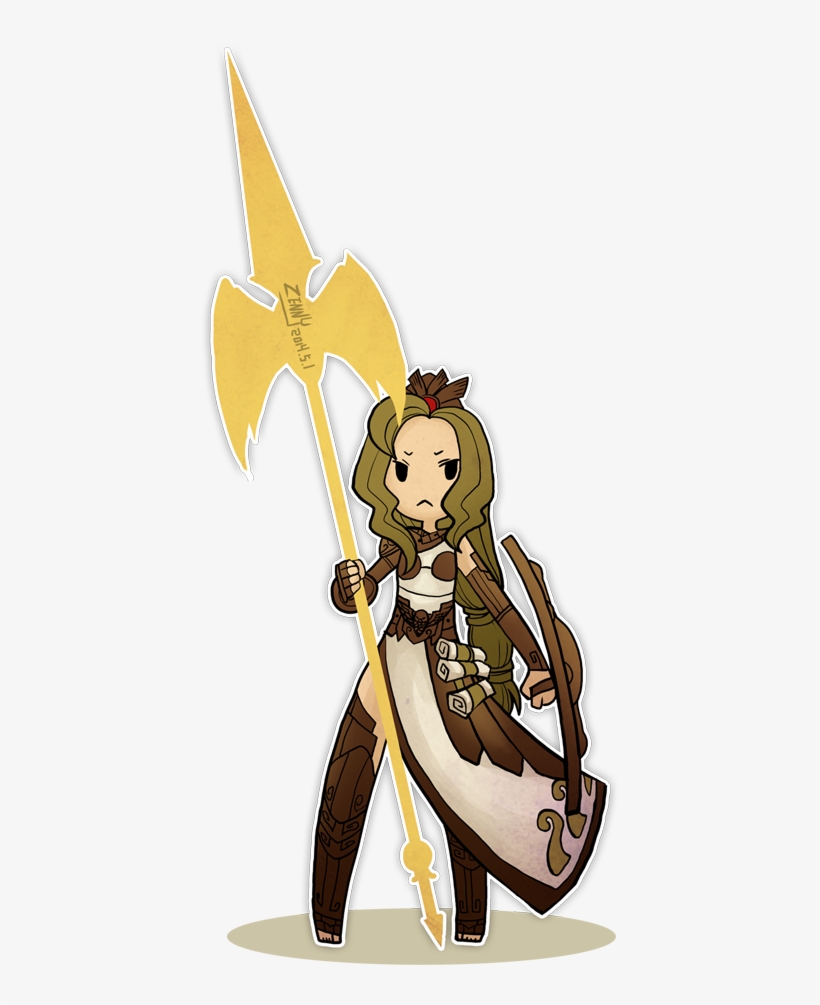 View Samegoogleiqdbsaucenao Chibi Ath 1000 By Zennore-d7gnr46 - Athena Smite Fan Art, transparent png download