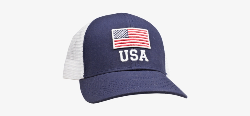 American Flag Mesh Back Trucker Hat - United States Of America, transparent png download