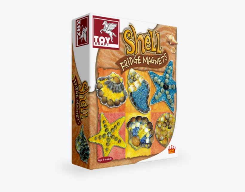 Picture Of Toy Kraft Shell Fridge Magnets Pack Of - Toy Kraft Paint A Piggy Bank, transparent png download