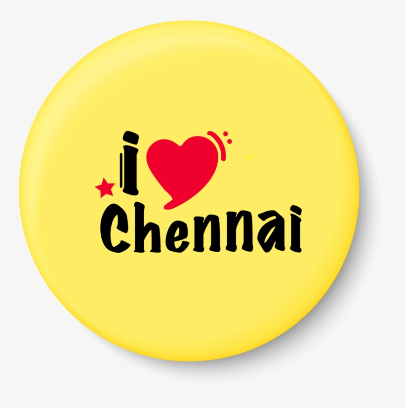 Chennai Magnet,chennai Fridge Magnet,i Love Chennai - Life Is Good, transparent png download